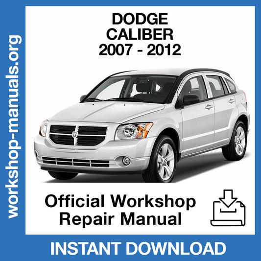 Dodge Caliber (2007-2012) Official Workshop Repair Manual
