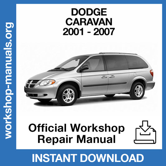 Dodge Caravan (2001-2007) Official Workshop Repair Manual