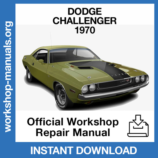 Dodge Challenger (1970) Official Workshop Repair Manual