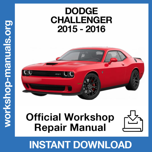 Dodge Challenger (2015-2016) Official Workshop Repair Manual