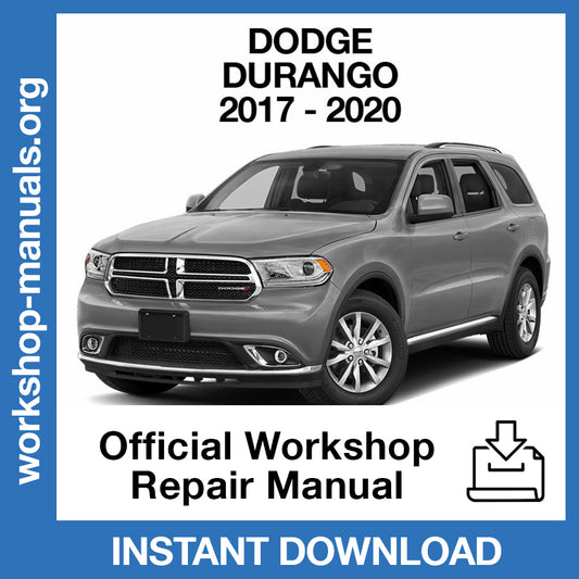 Dodge Durango (2017-2020) Official Workshop Repair Manual