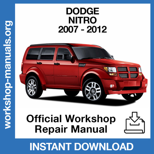 Dodge Nitro (2007-2013) Official Workshop Repair Manual
