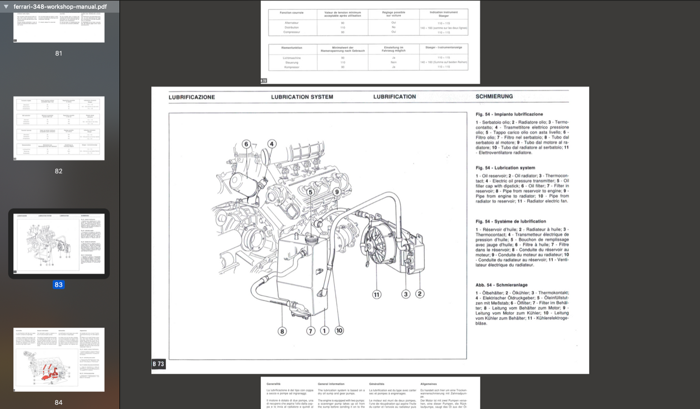 Ferrari 348 (1989-1995) Official Workshop Repair Manual