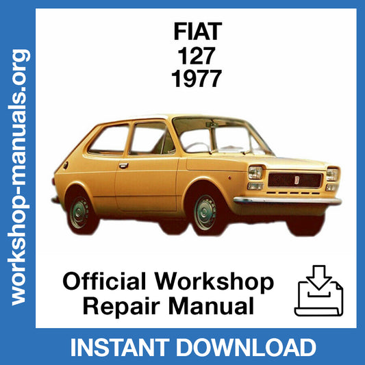 Fiat 127 (1977) Official Workshop Repair Manual