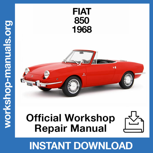 Fiat 850 (1968) Official Workshop Repair Manual