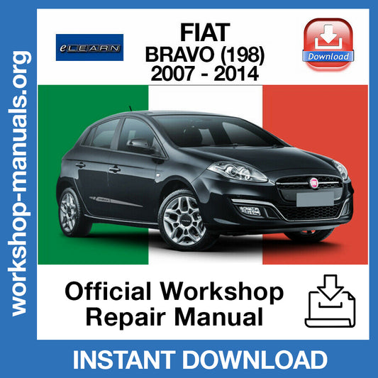 Fiat Bravo 198 (2007-2014) eLEARN Official Workshop Repair Manual