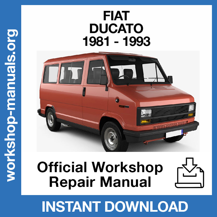 Fiat Ducato (1981-1993) Official Workshop Repair Manual