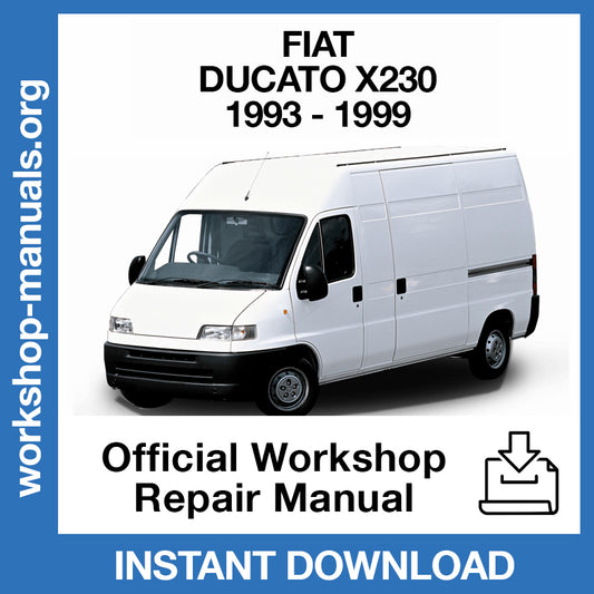 Fiat Ducato X230 (1993-1999) Official Workshop Repair Manual