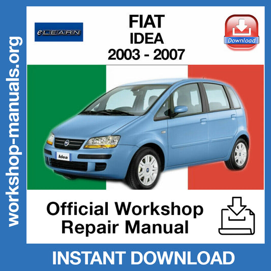Fiat Idea (2003-2007) eLEARN Official Workshop Repair Manual