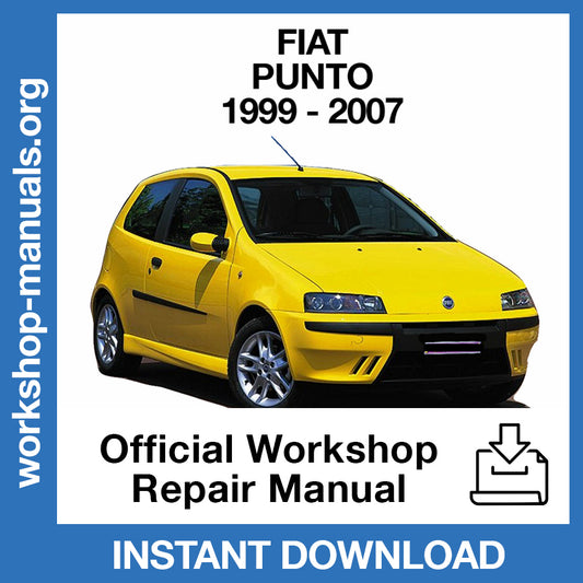 Fiat Punto 2 (1999-2007) Official Workshop Repair Manual