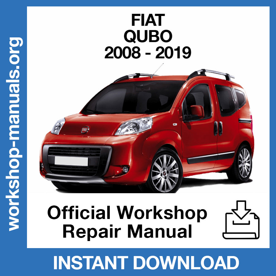 Fiat Qubo (2008-2019) Official Workshop Repair Manual