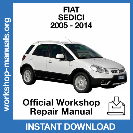 Fiat Sedici (2005-2014) Official Workshop Repair Manual