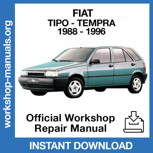 Fiat Tipo - Tempra (1988-1996) Official Workshop Repair Manual