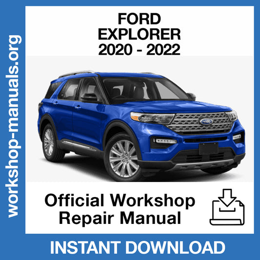 Ford Explorer (2020-2022) Official Workshop Repair Manual