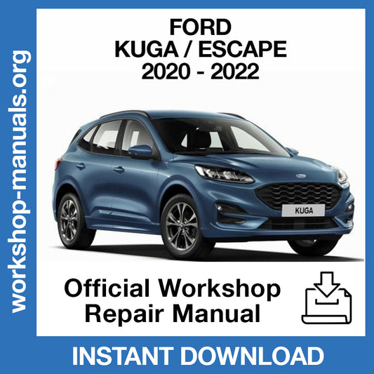 Ford Kuga / Escape (2020-2022) Official Workshop Repair Manual