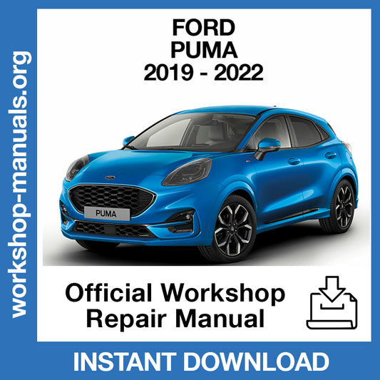 Ford Puma (2019-2023) Official Workshop Repair Manual