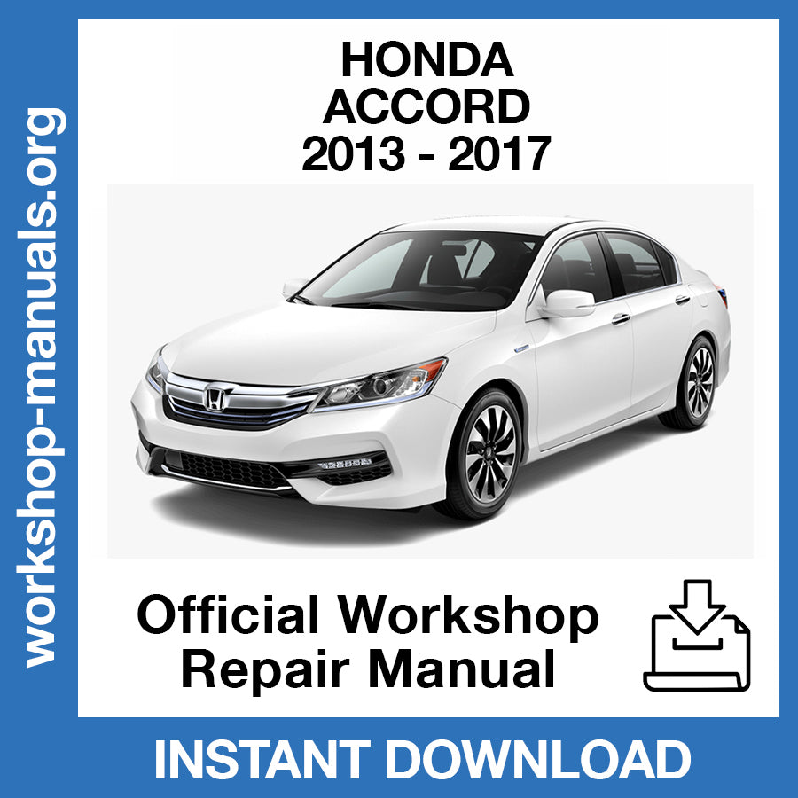 Honda Accord (2013-2017) Official Workshop Repair Manual