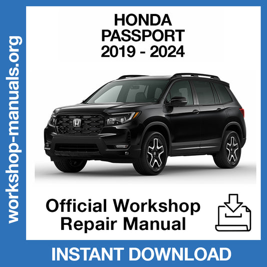 Honda Passport (2019-2024) Official Workshop Repair Manual