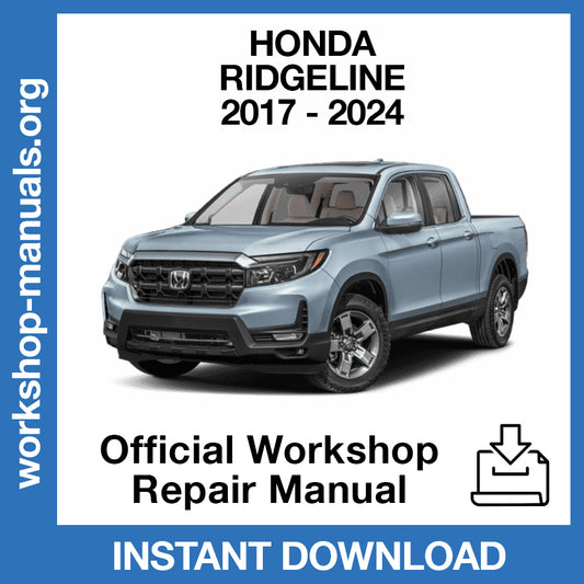 Honda Ridgeline (2017-2024) Official Workshop Repair Manual