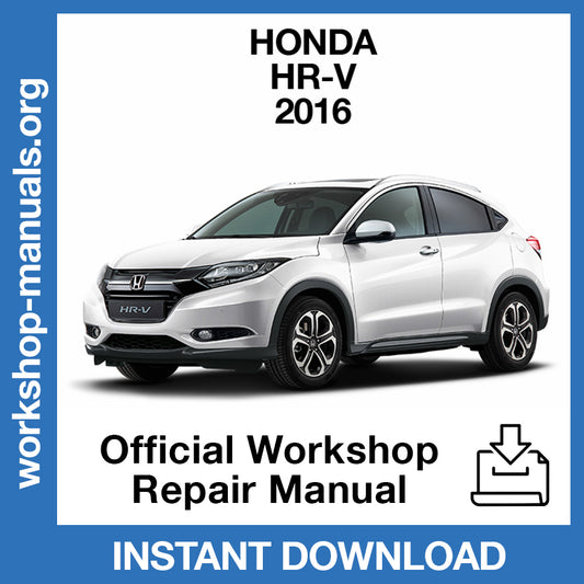 Honda H-RV (2016) Official Workshop Repair Manual