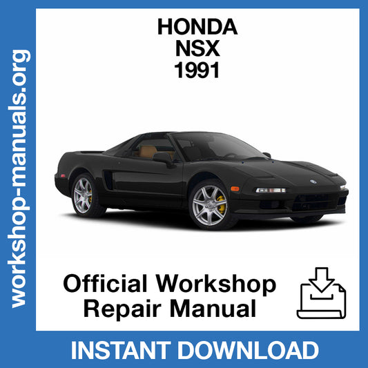 Honda NSX (1991) Official Workshop Repair Manual