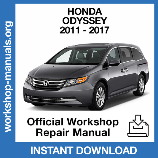 Honda Odyssey (2011-2017) Official Workshop Repair Manual