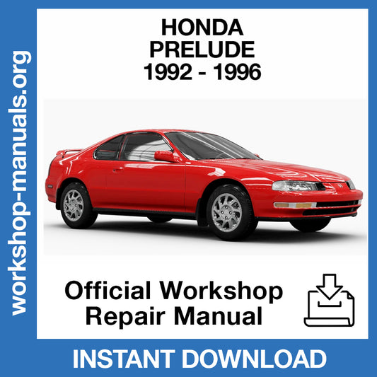 Honda Prelude (1992-1996) Official Workshop Repair Manual