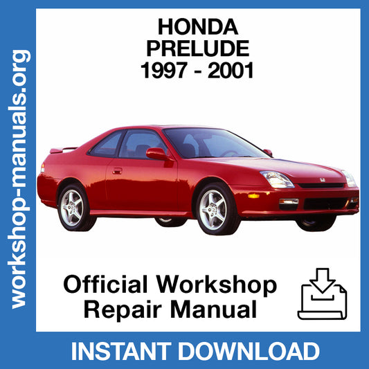 Honda Prelude (1997-2001) Official Workshop Repair Manual