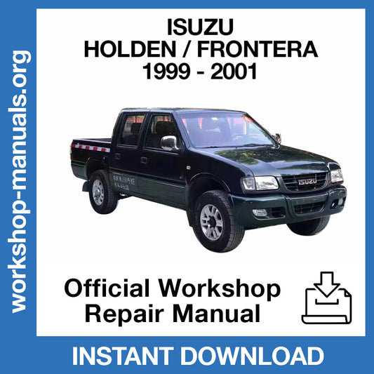 Isuzu Isuzu Holden (1999-2001) Official Workshop Repair Manual