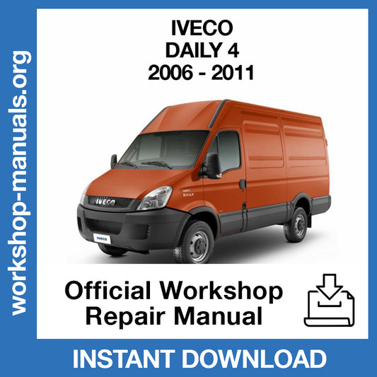 Iveco Daily 4 (2006-2011) Official Workshop Repair Manual