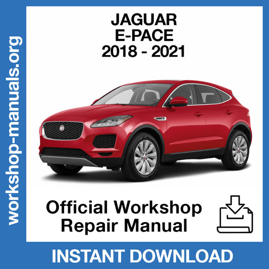 Jaguar E-Pace X540 (2018-2021) Official Workshop Repair Manual