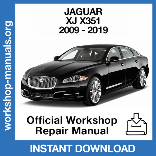 Jaguar XJ X351 (2009-2019) Official Workshop Repair Manual