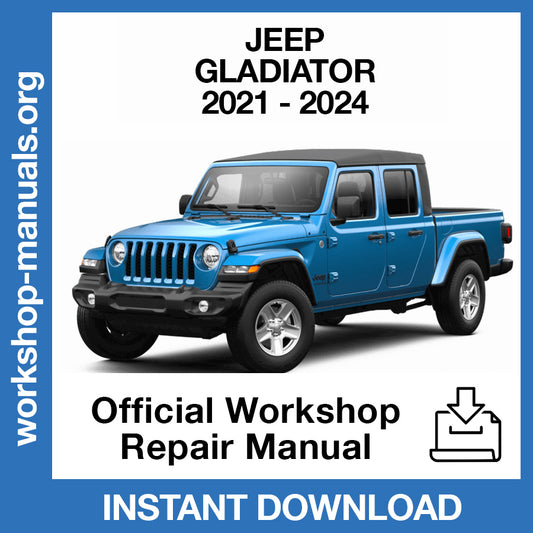 Jeep Gladiator JT (2021-2024) Official Workshop Repair Manual