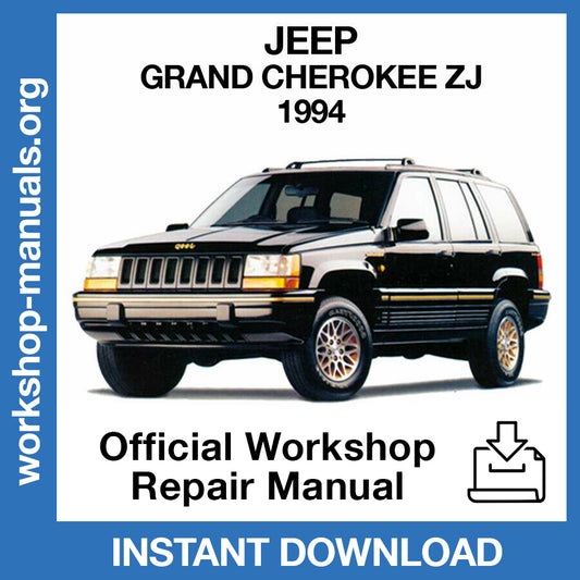 Jeep Grand Cherokee ZJ (1994) Official Workshop Repair Manual