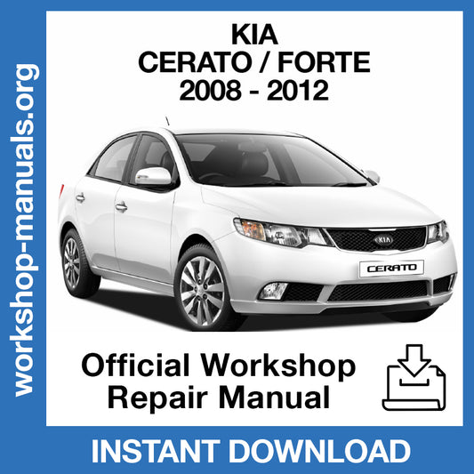Kia Cerato Forte (2008-2012) Official Workshop Repair Manual