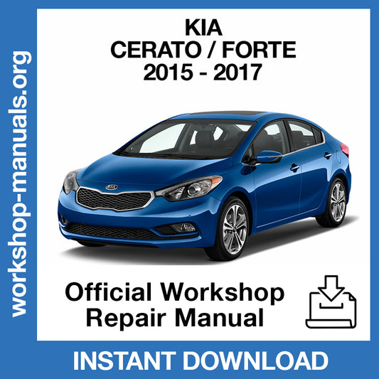 Kia Cerato Forte (2015-2018) Official Workshop Repair Manual