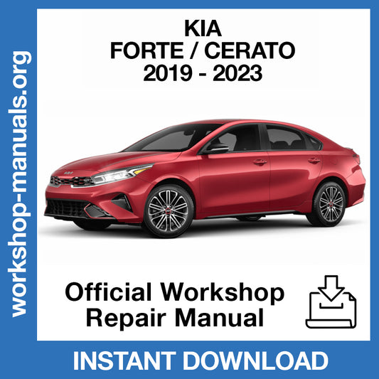 Kia Cerato Forte (2019-2023) Official Workshop Repair Manual