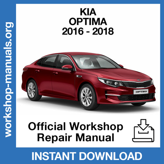 Kia Optima (2016-2018) Official Workshop Repair Manual