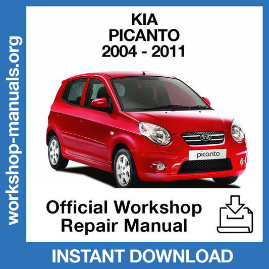 Kia Picanto (2004-2011) Official Workshop Repair Manual