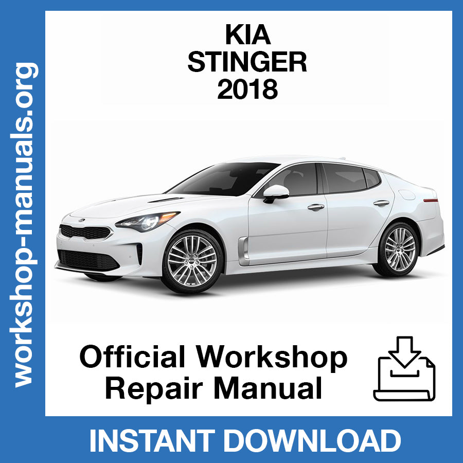 Kia Stinger (2018) Official Workshop Repair Manual