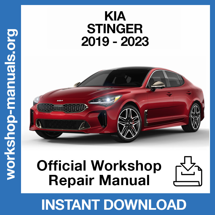 Kia Stinger (2019-2023) Official Workshop Repair Manual