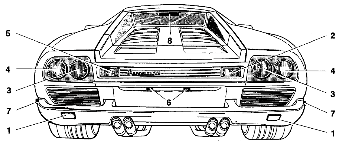 Lamborghini Diablo VT 2WD (1993-1994) Official Workshop Repair Manual