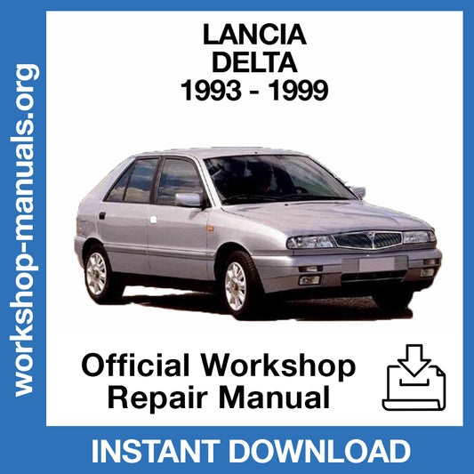 Lancia Delta (1993-1999) Official Workshop Repair Manual
