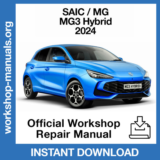 MG MG3 Hybrid (2023-2024) Official Workshop Repair Manual