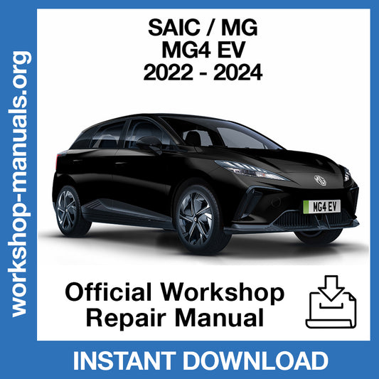 MG MG4 Ev (2022-2024) Official Workshop Repair Manual