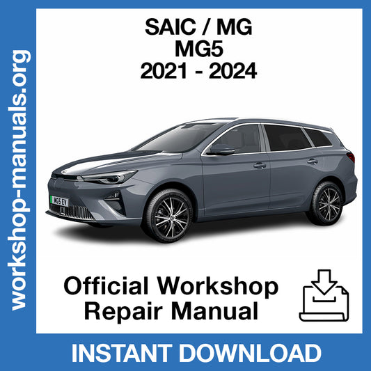 MG MG5 E (2021-2024) Official Workshop Repair Manual
