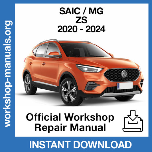 MG ZS (2020-2024) Official Workshop Repair Manual