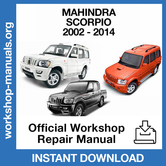 Mahindra Scorpio (2002-2014) Official Workshop Repair Manual