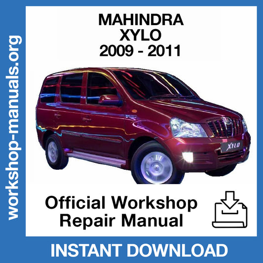 Mahindra Xylo (2009-2011) Official Workshop Repair Manual