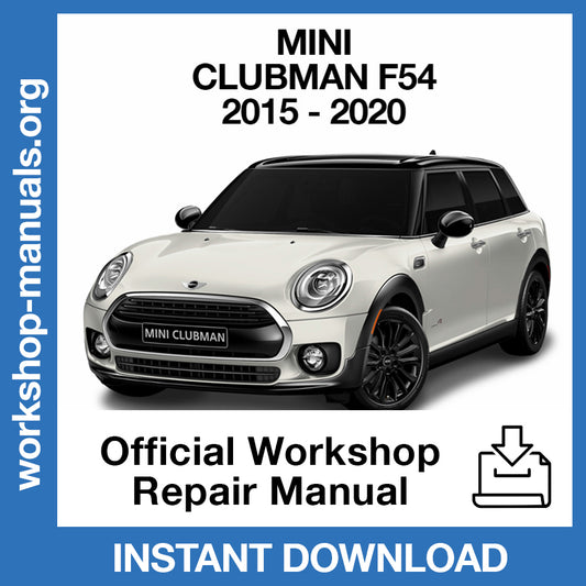 Mini Clubman F54 (2015-2020) Official Workshop Repair Manual